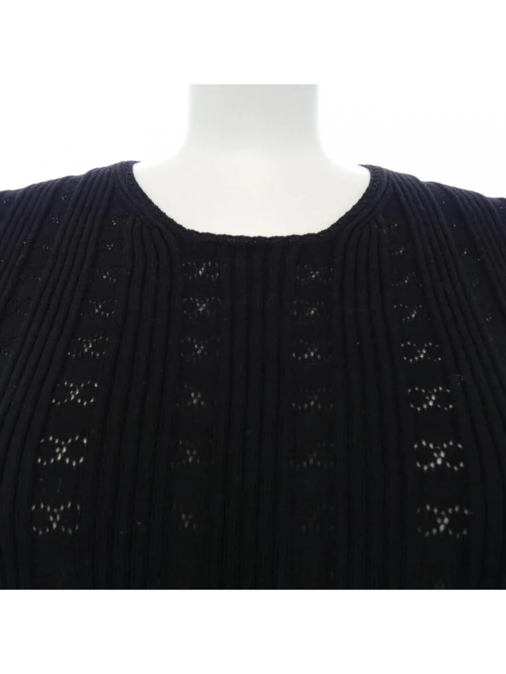 Chanel Knit Sweater Black